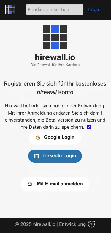 Sign-in page with Oauth 2.0 options